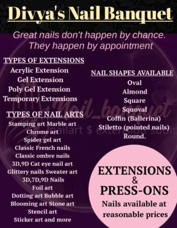DIVYA'S NAIL BANQUET